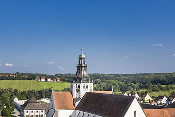 Das Kaisheimer Marienmünster aus der Vogelperspektive