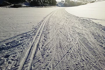 Langlauf in der Monheimer Alb - Einstieg in Wittesheim