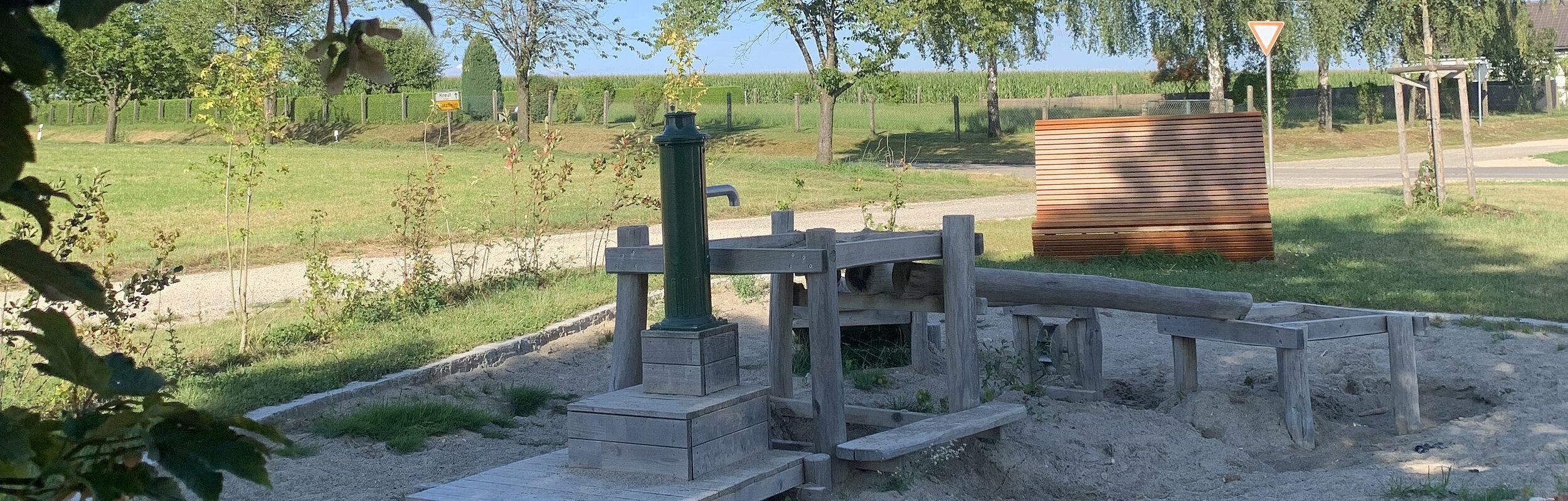 Dorferneuerung Flotzheim Wasserspielplatz